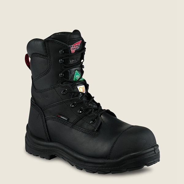 Bottes de Sécurité Red Wing - King Toe® - 8-Inch Waterproof Csa Toe - Noir - Homme 617BRVCNJ